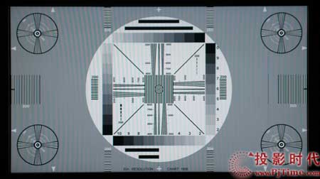 點(diǎn)擊放大,優(yōu)派N2060w液晶電視的文本與解析度測試