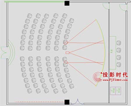 三通道柱幕投影向人們展示了中山火炬開發(fā)區(qū)的宏偉藍(lán)圖