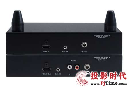 格芬EXT-WHDMI無線HDMI延長器 背面圖