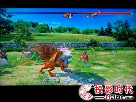點(diǎn)擊放大,TCL液晶電視DTL42E9FQ電腦3d游戲效果