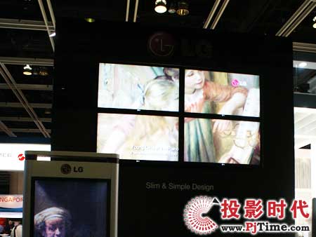 LG�@ʾ����չInfoComm Asia 2008