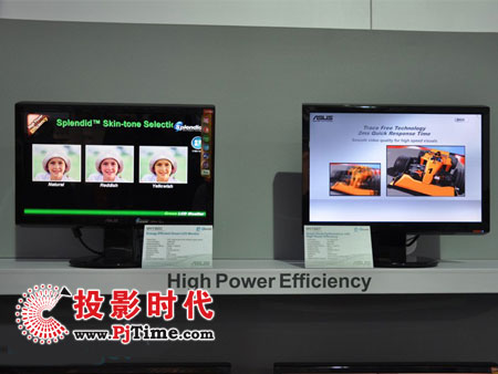 華碩展示全球首款無線綠色液晶顯示器