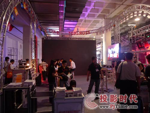 新美圖LED顯示屏亮相北京國際音響展