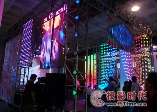 科之美高清LED電子屏亮相北京音響展