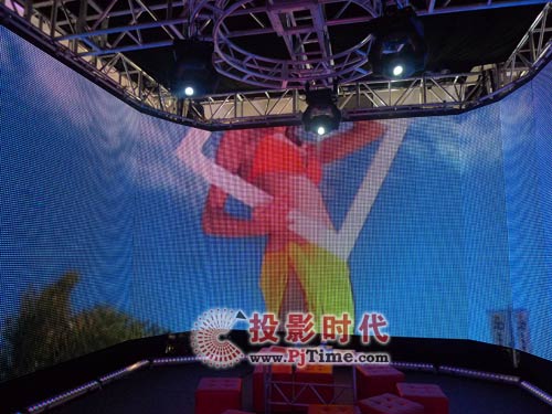 風(fēng)之帆LED顯示屏參展北京專業(yè)音響展