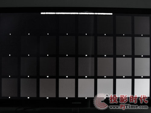 三星UA55B8000色彩與對比度測試