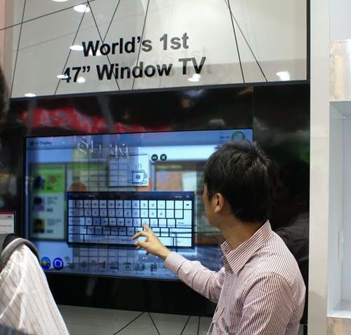 LG Display��(zh��n)���_�l(f��)60Ӣ��ɏ���͸���@ʾ��