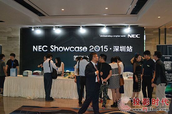 ���˿Ƽ��WҫNEC showcase2015����չ
