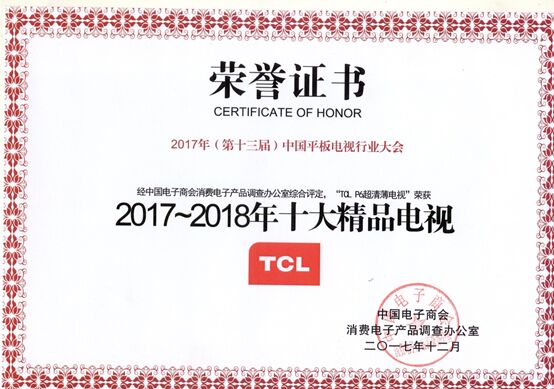 2017ƽҕИI(y)(hu)ھekTCLٶȘs@ʮƷҕ(jing)
