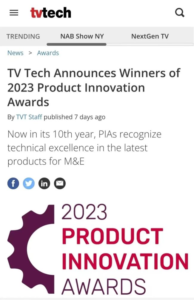 TVUȫͱOnes@TV Tech 2023aƷ(chung)ª