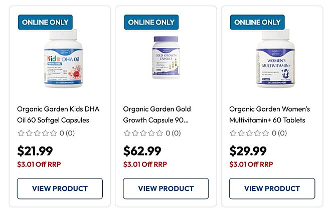 mͯI(yng)B(yng)ƷOrganic GardenWꑰChemist Warehouseƽ_(ti)